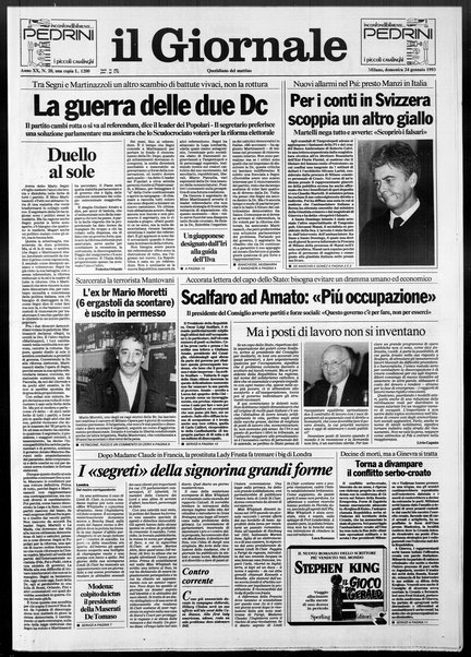 Il giornale : quotidiano del mattino